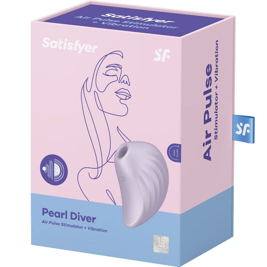 SATISFYER Air Pulse Stimulator+Vibration- Pearl Diver
